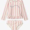 LIEWOOD Dagny Badset, Stripe Sorbet Rose/Creme De La Creme