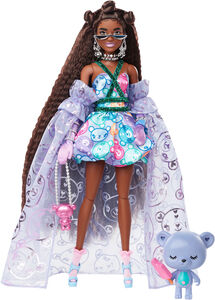 Barbie Extra Fancy Doll Docka 2 Nallebjörnar