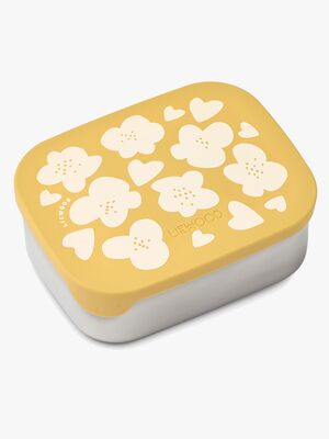 LIEWOOD Arthur  Mönstrad Matlåda, White/Yellow