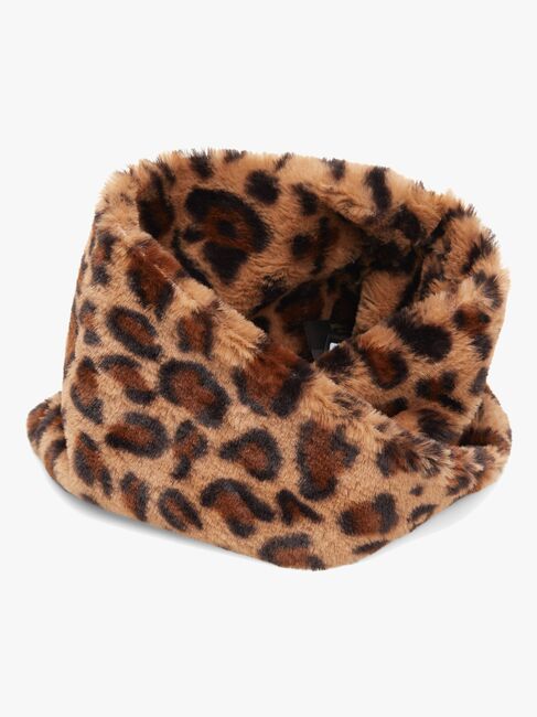 Petite Chérie Atelier Zoey Fake Fur Set, Leopard