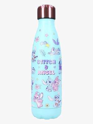 Disney Lilo and Stitch Vattenflaska 700ml Thirsty For More, Blå