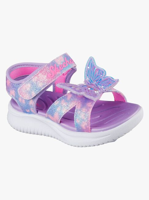 Skechers Jumpsters Butterfly Brites  Blinkande Sandaler, Purple
