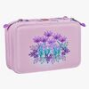 LEGO® Flowers Trippelpennfodral, Rosa