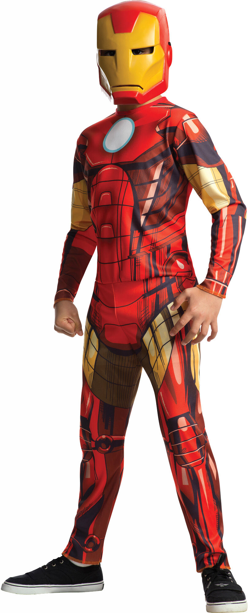 Rubies Marvel’s Avengers Iron Man Utklädnad med Mask 8-10 år