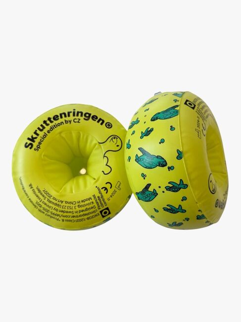 Skruttenringen Armpuffar, Gul Mönstrad