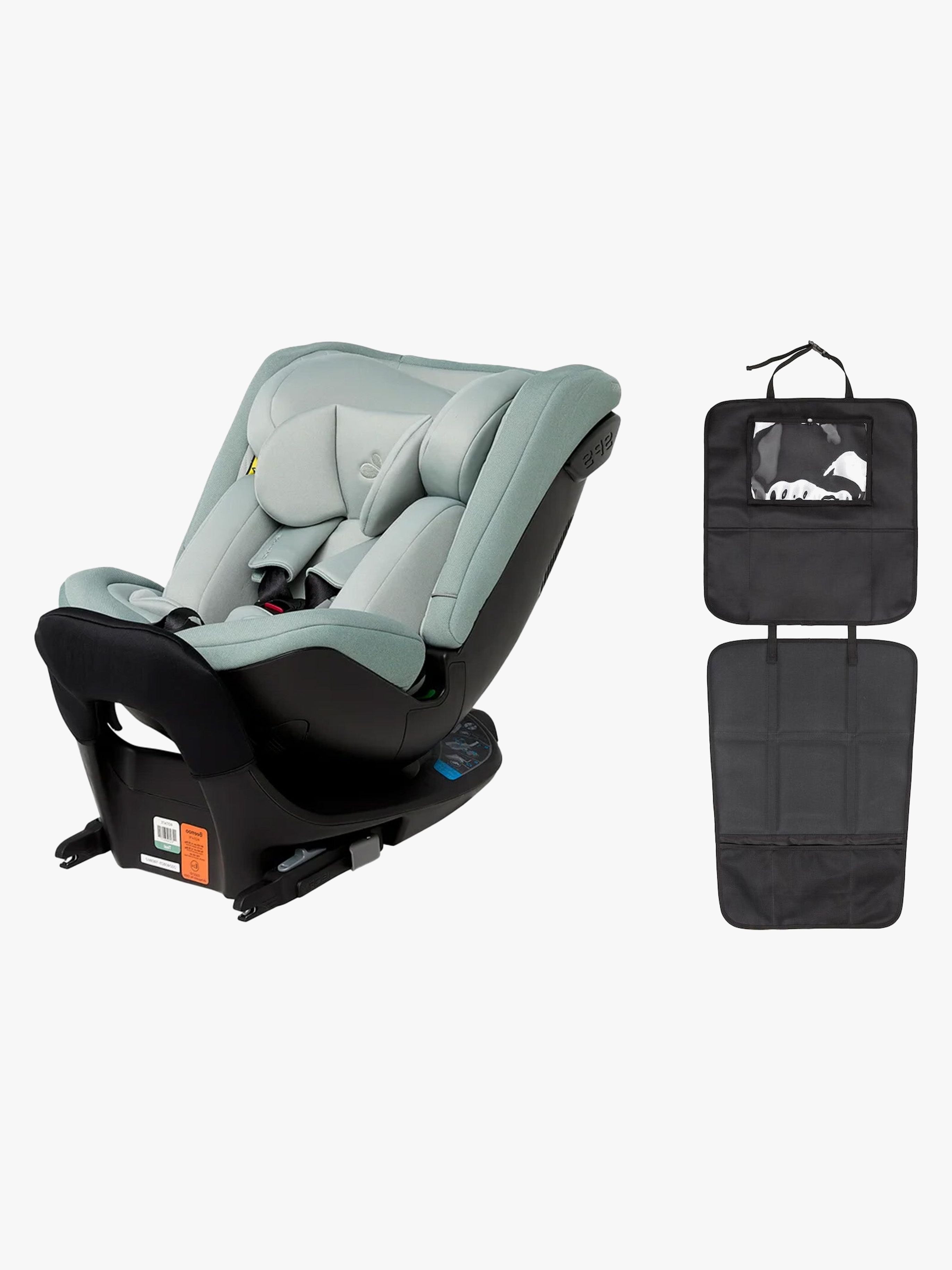 Beemoo Rotate i-Size Bilbarnstol inkl. 3-in-1 Sparkskydd, Teal/Black