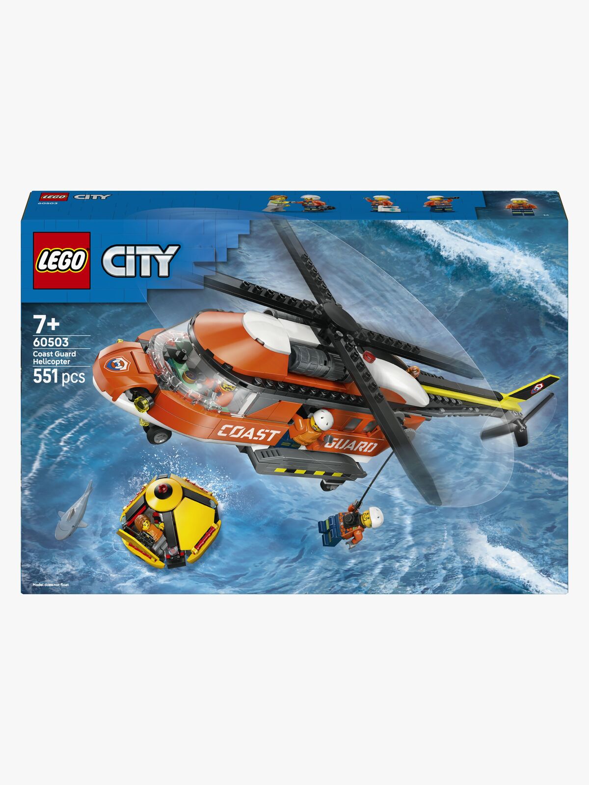LEGO City 60503 Kustbevakningens helikopter