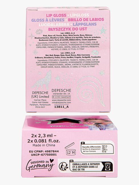 TOPModel BEAUTY and ME Läppglans 2-Pack