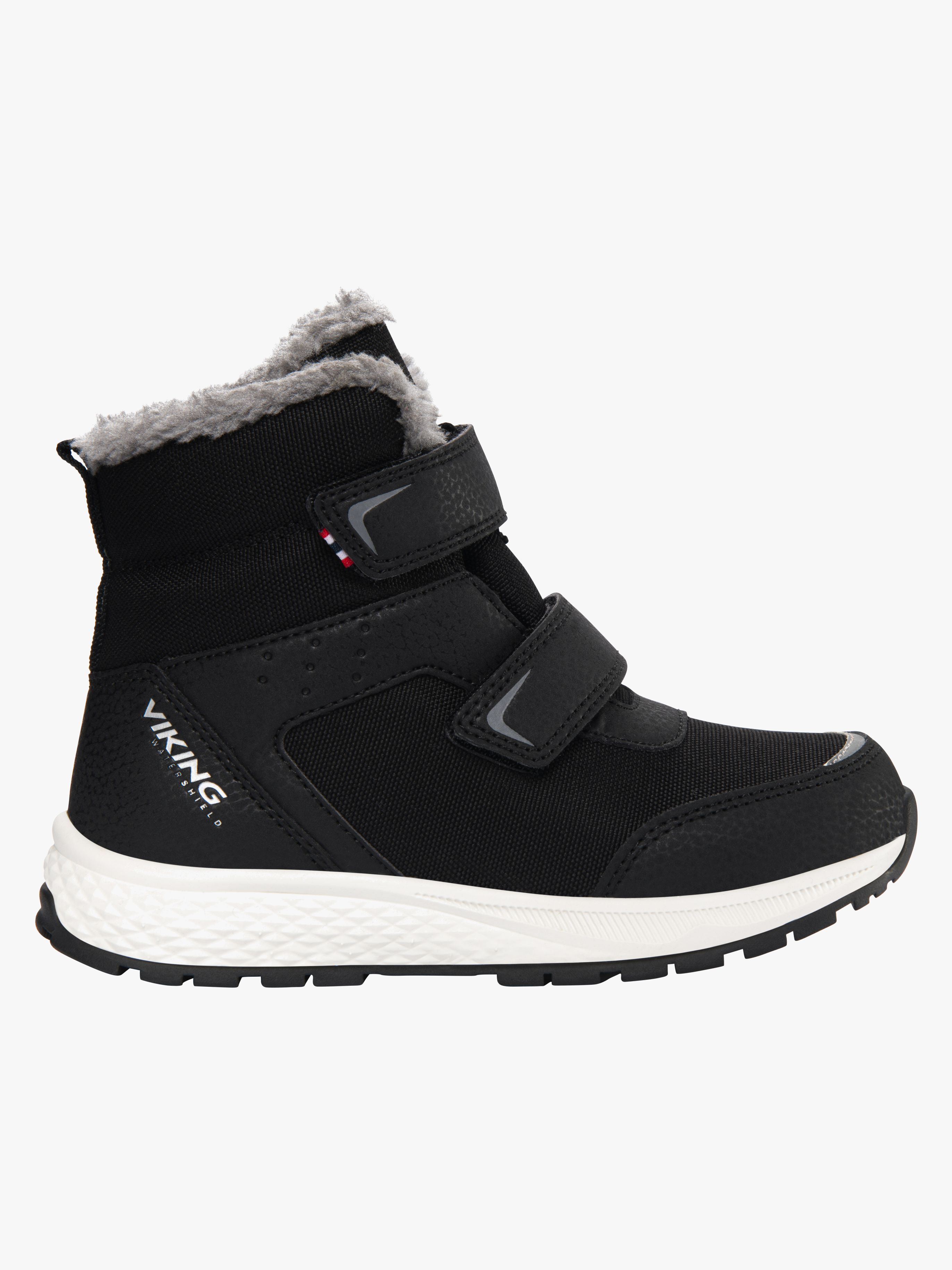 Viking Equip Warm WP 2V Vinterkängor, Svart/Grå, 30