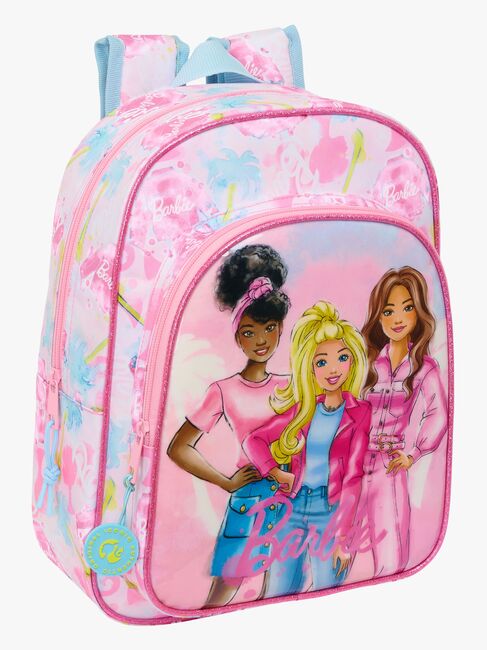 Barbie Small Ryggsäck 10L Painterly, Rosa/ljusblå