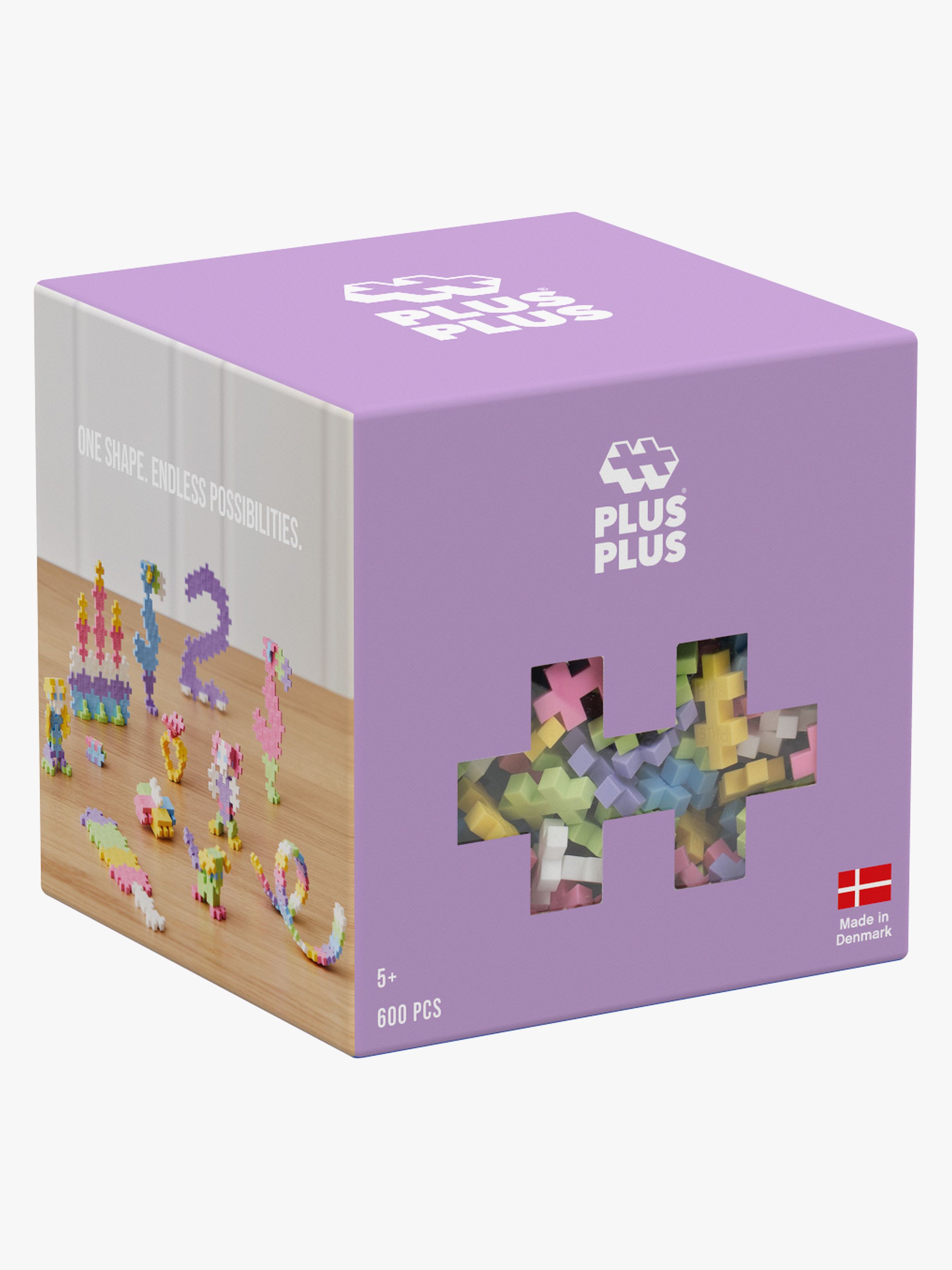 Plus-Plus Pastel Learn To Build 600 Delar