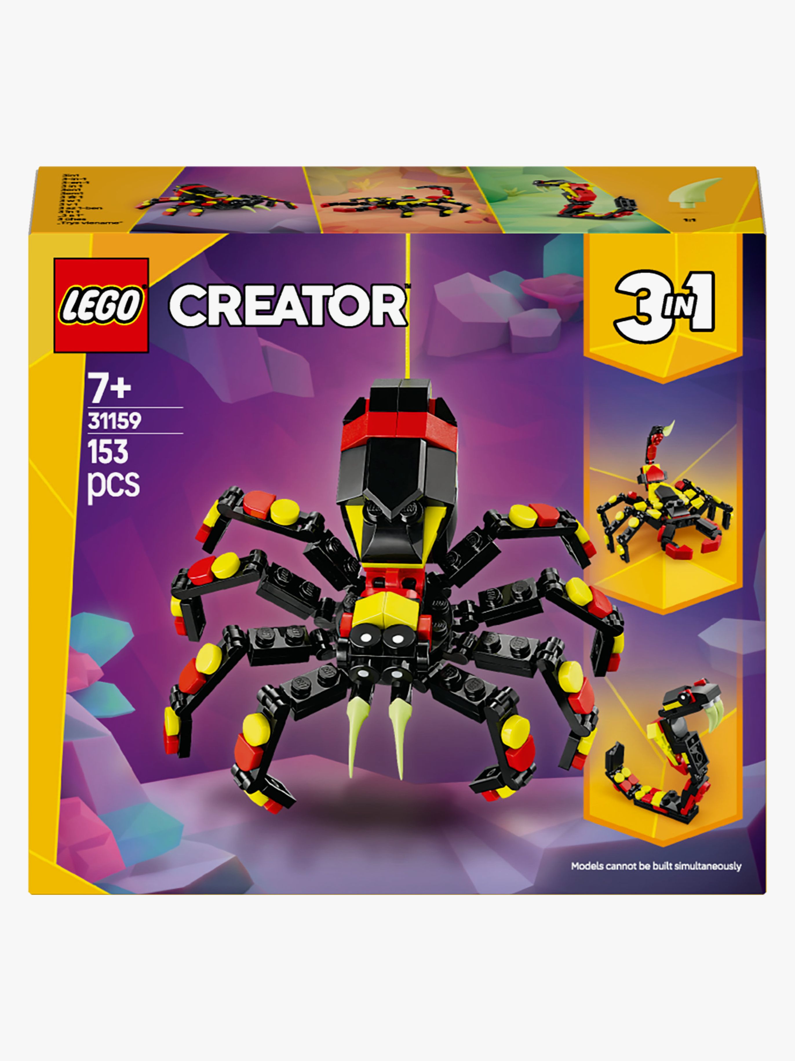 LEGO Creator 31159 Vilda djur: överraskande spindel