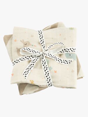 Done By Deer Celebration Muslinfilt 2-Pack, Sand