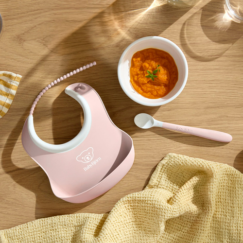 BabyBjörn Matset 3-delar, Blekrosa