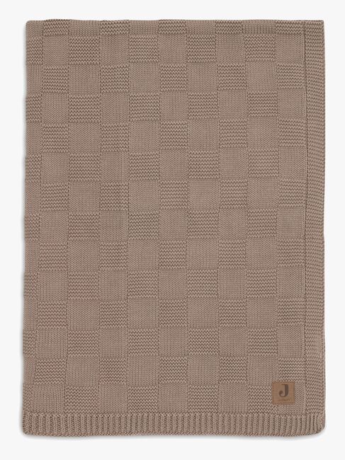 Jollein Filt 75x100 cm Box Knit, Milky Coffee