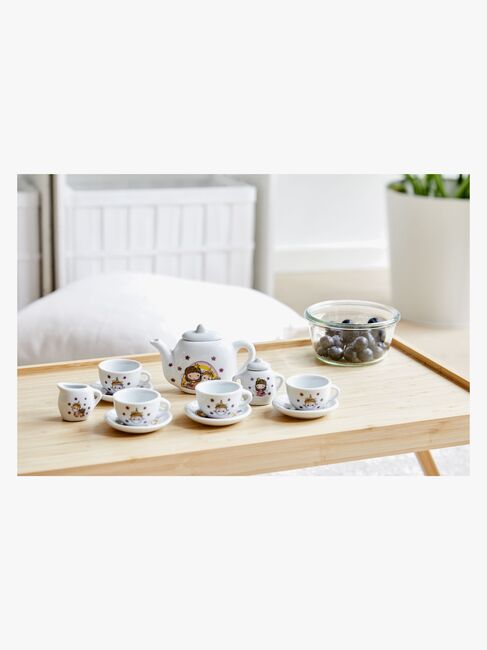 Barbo Toys Lillie & Ellie Teservis i Porslin 12 Bitar