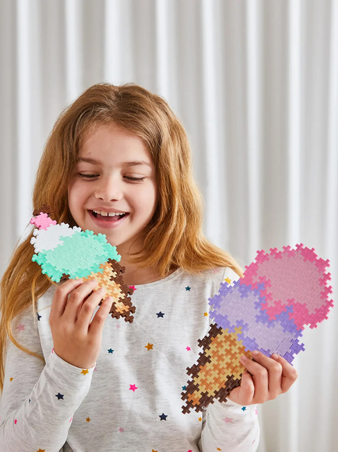 Plus-Plus Puzzle By Number Byggset Glasstrutar 250 Delar