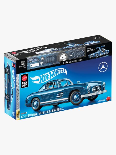 Mattel Brick Shop Hot Wheels Premium Series Byggset Mercedes-Benz 300 SL 1600 Delar