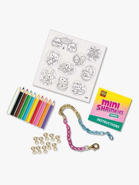 SES Creative Mini Shrinkies Pysselset Berlocker BFF