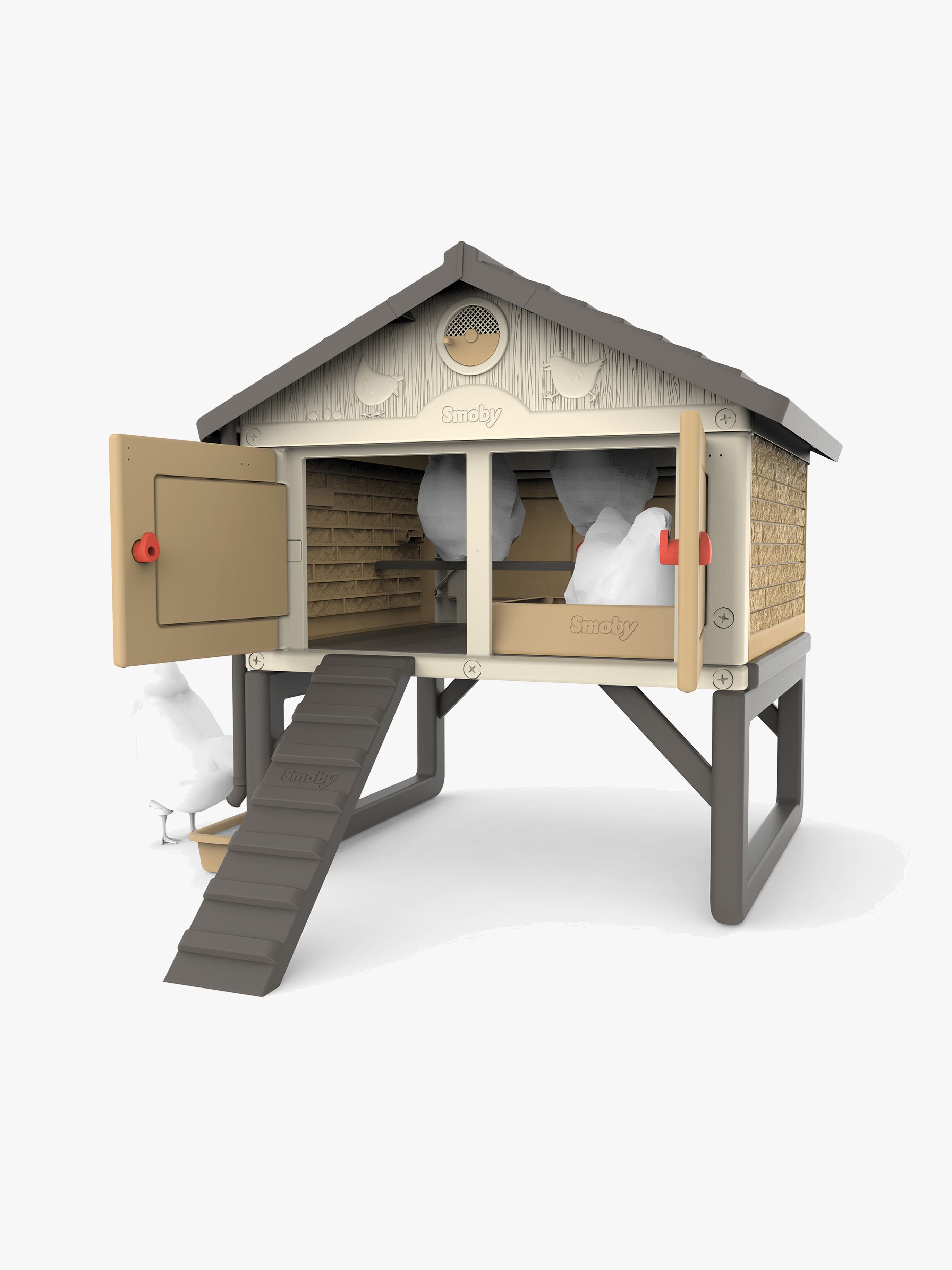 Smoby Cluck Cluck Cottage – hönshus för upp till fyra höns