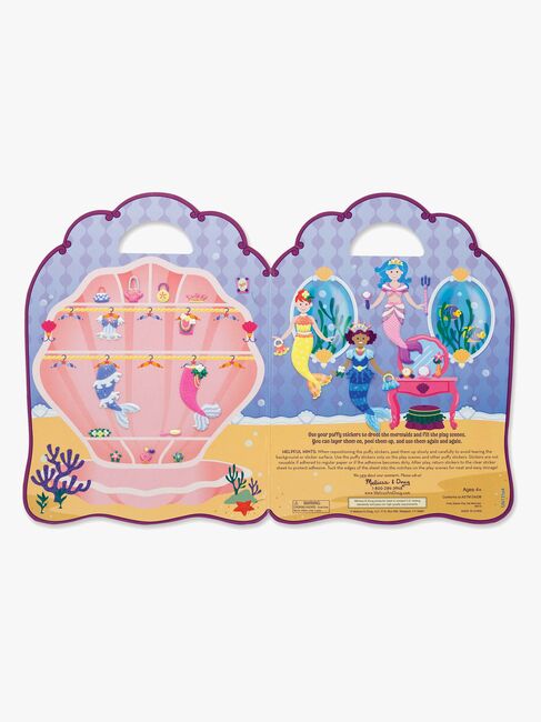 Melissa & Doug Klistermärkesbok Sjöjungfrur 65 st