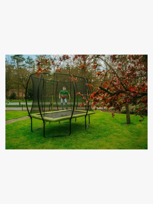 EXIT Silhouette Studsmatta inkl. Skyddsnät 214x305 cm, Grön