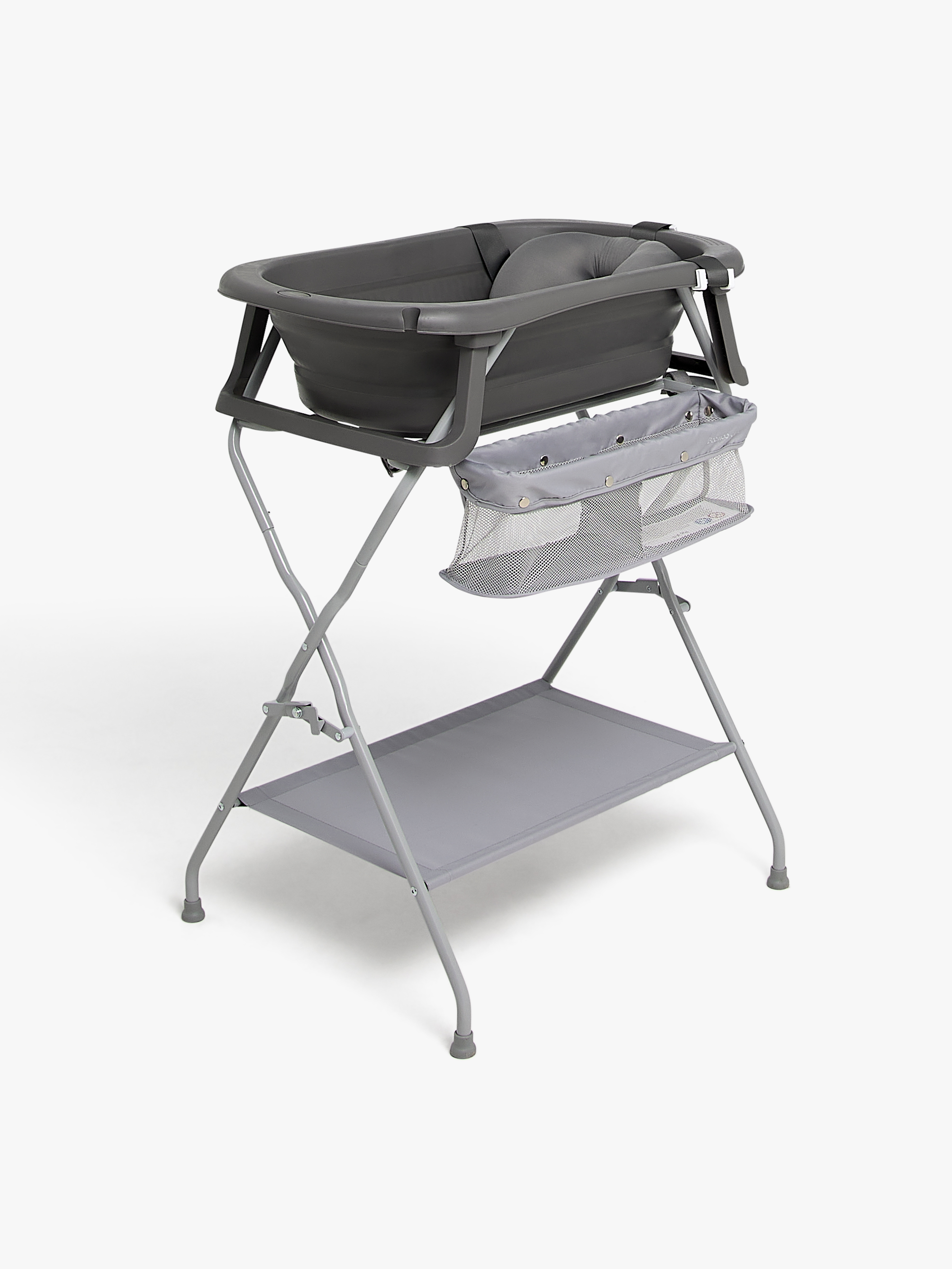Beemoo CARE Assist Badbalja inkl. Badstöd och Badstativ, Deep Grey