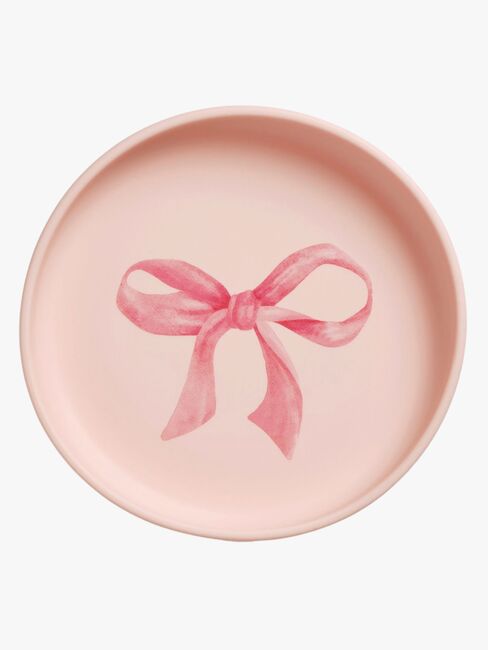 Elodie Tallrik Set Silikon, Rosy Bow
