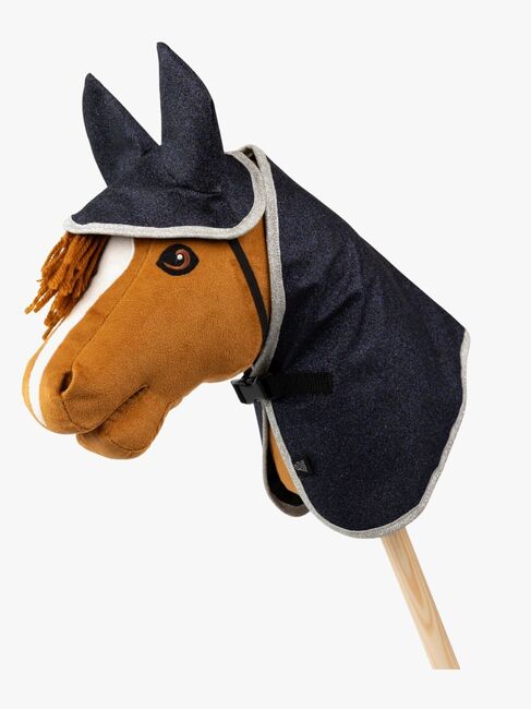 My Hobby Horse Täcke & Huva Glitter, Marinblå