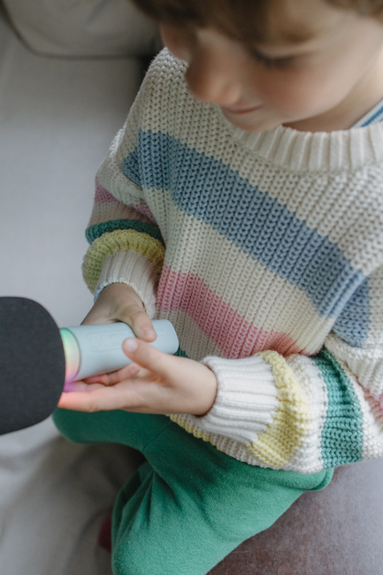 Kidywolf KIDYMIC Karaoke-mikrofon All-in-One, Grön