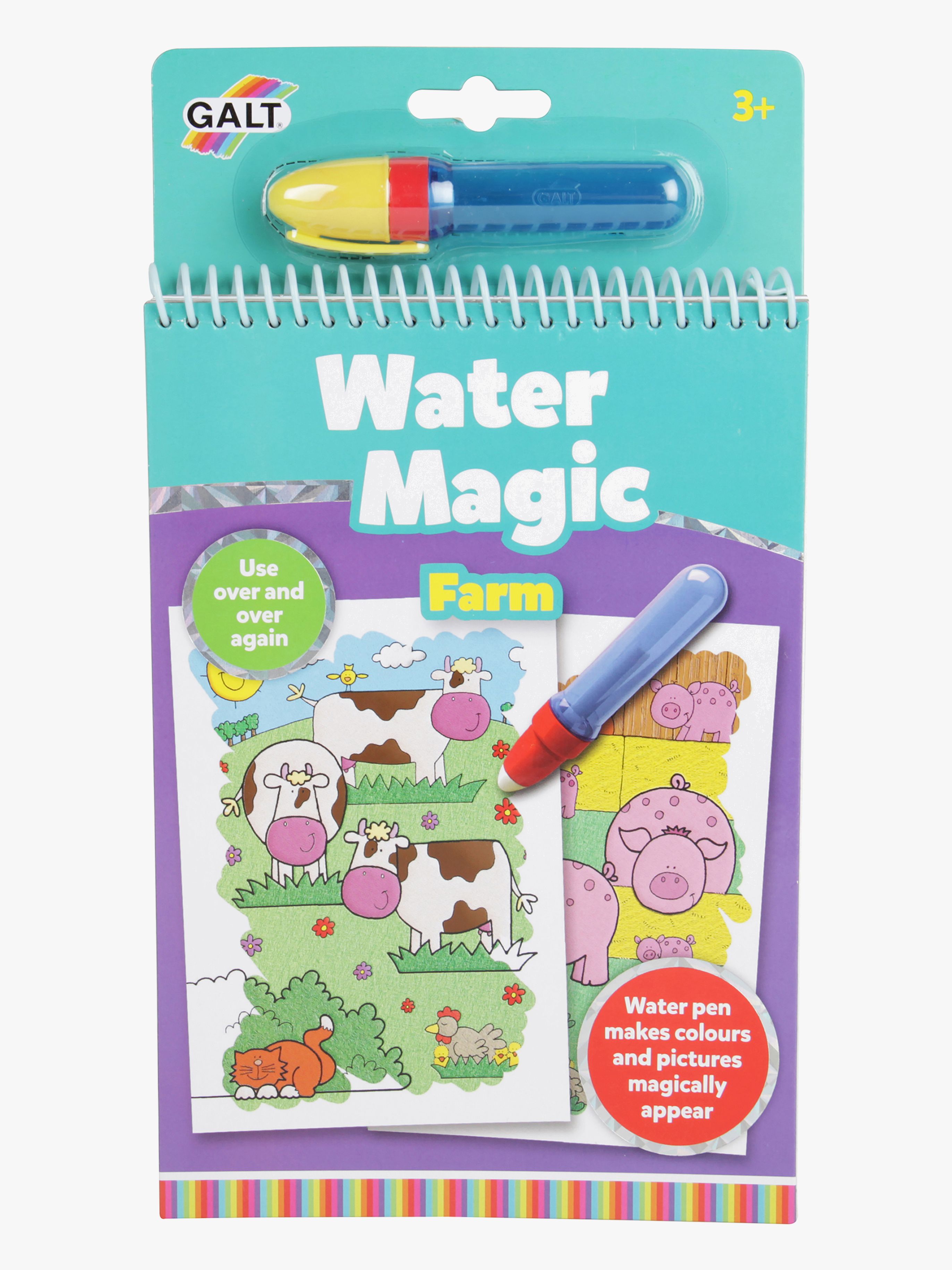 Galt Målarbok Water Magic Bondgård