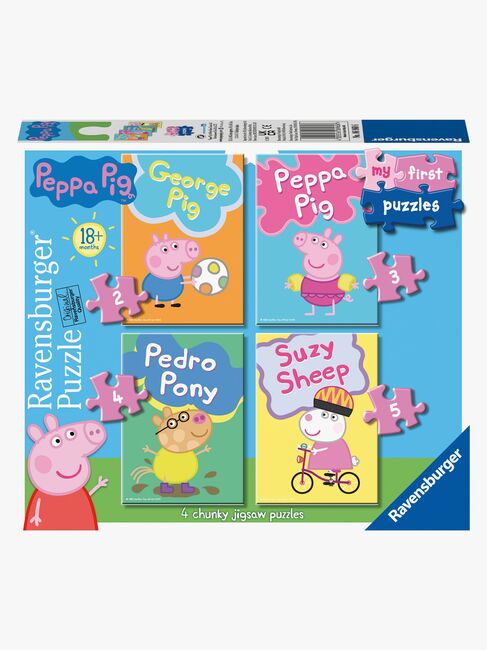 Ravensburger My First Puzzles Greta Gris Pussel 4-i-1