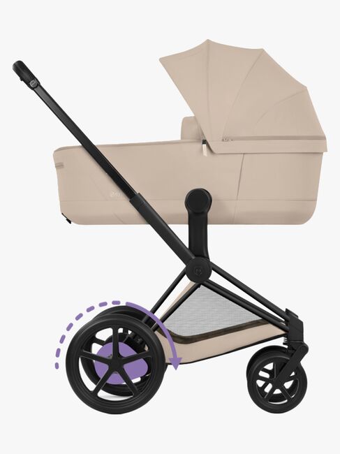 Cybex ePriam Duovagn, Matt Black/Cozy Beige