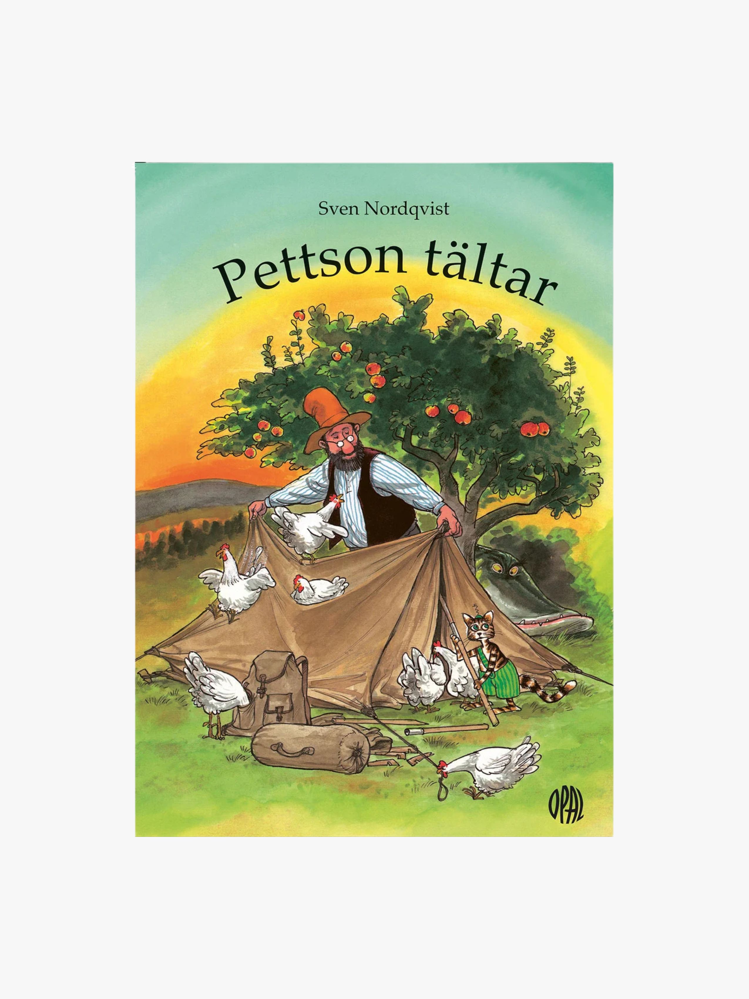 Pettson och Findus Barnbok Pettson tältar