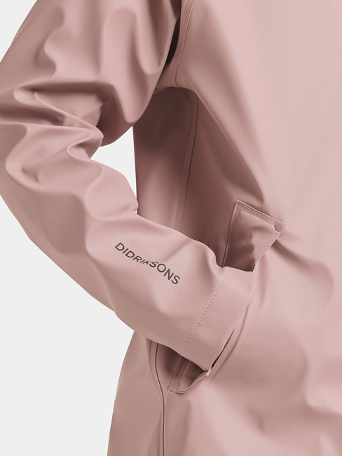 Didriksons Hepta Regnjacka, Vintage Pink