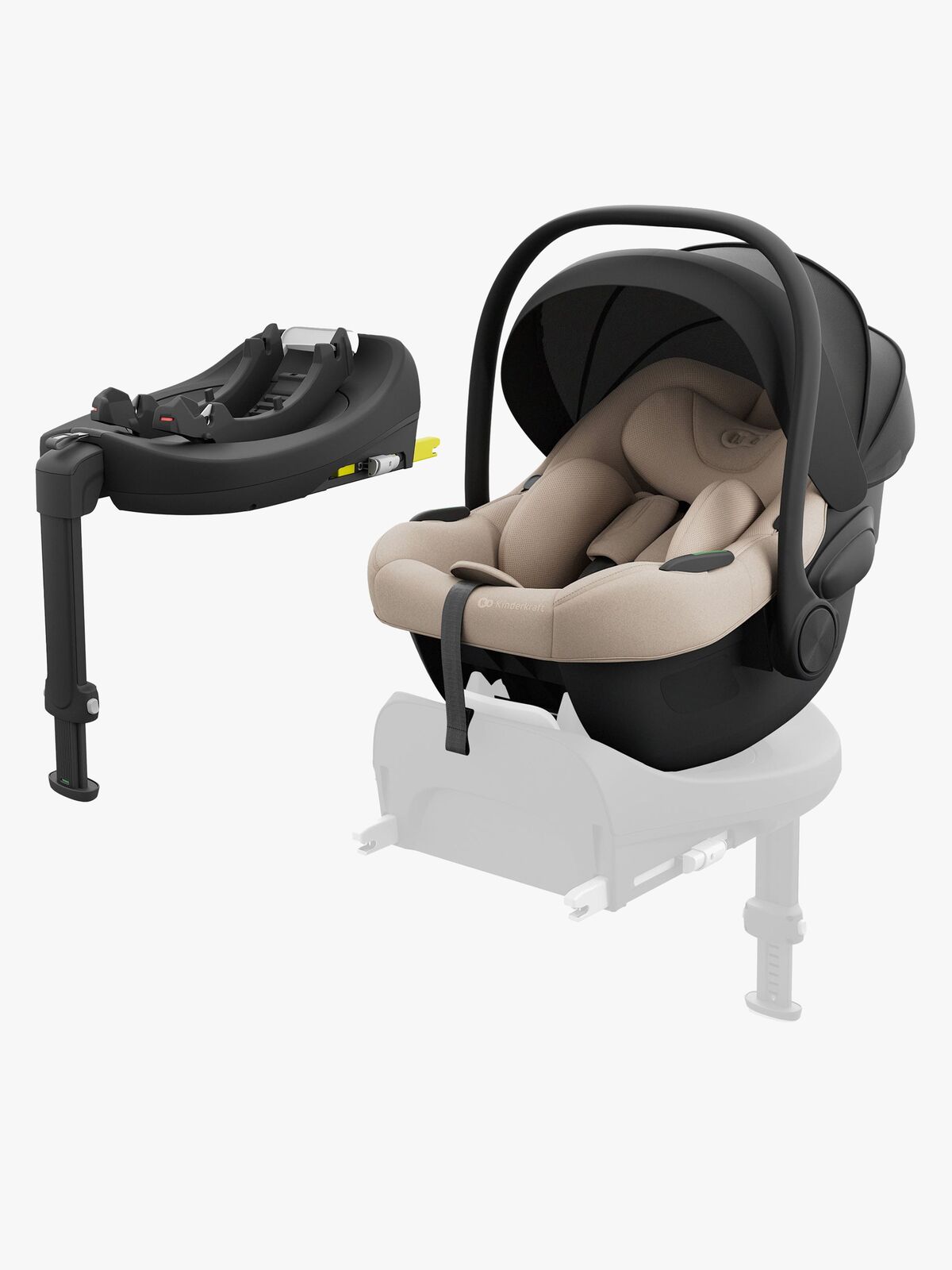 Kinderkraft I-LITE Babyskydd inkl. Bas, Beige