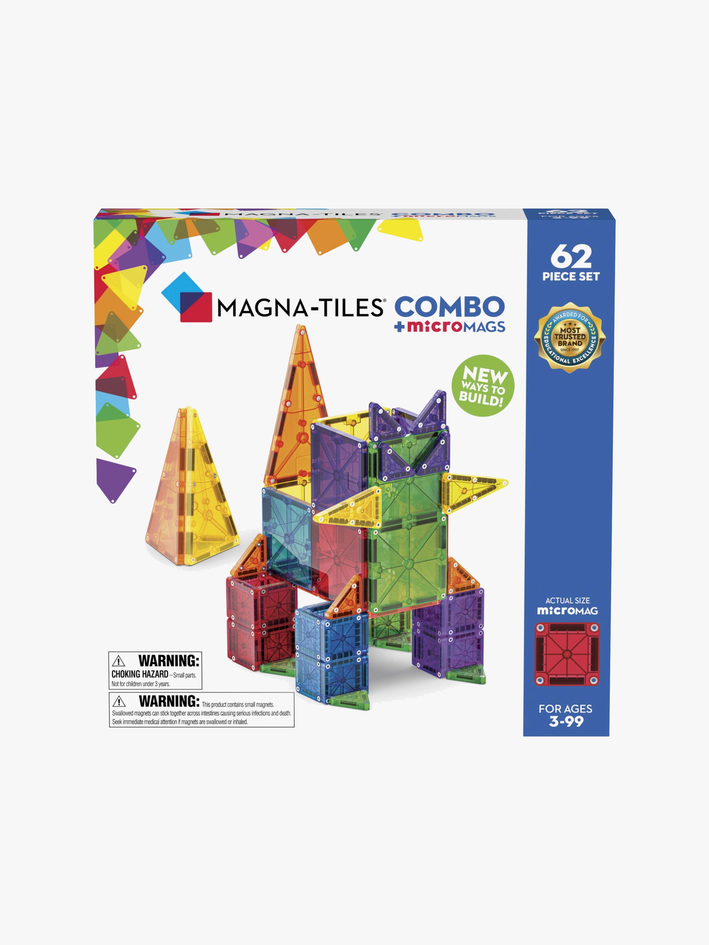 MAGNA-TILES MicroMAGS Combo Byggsats 62 Delar
