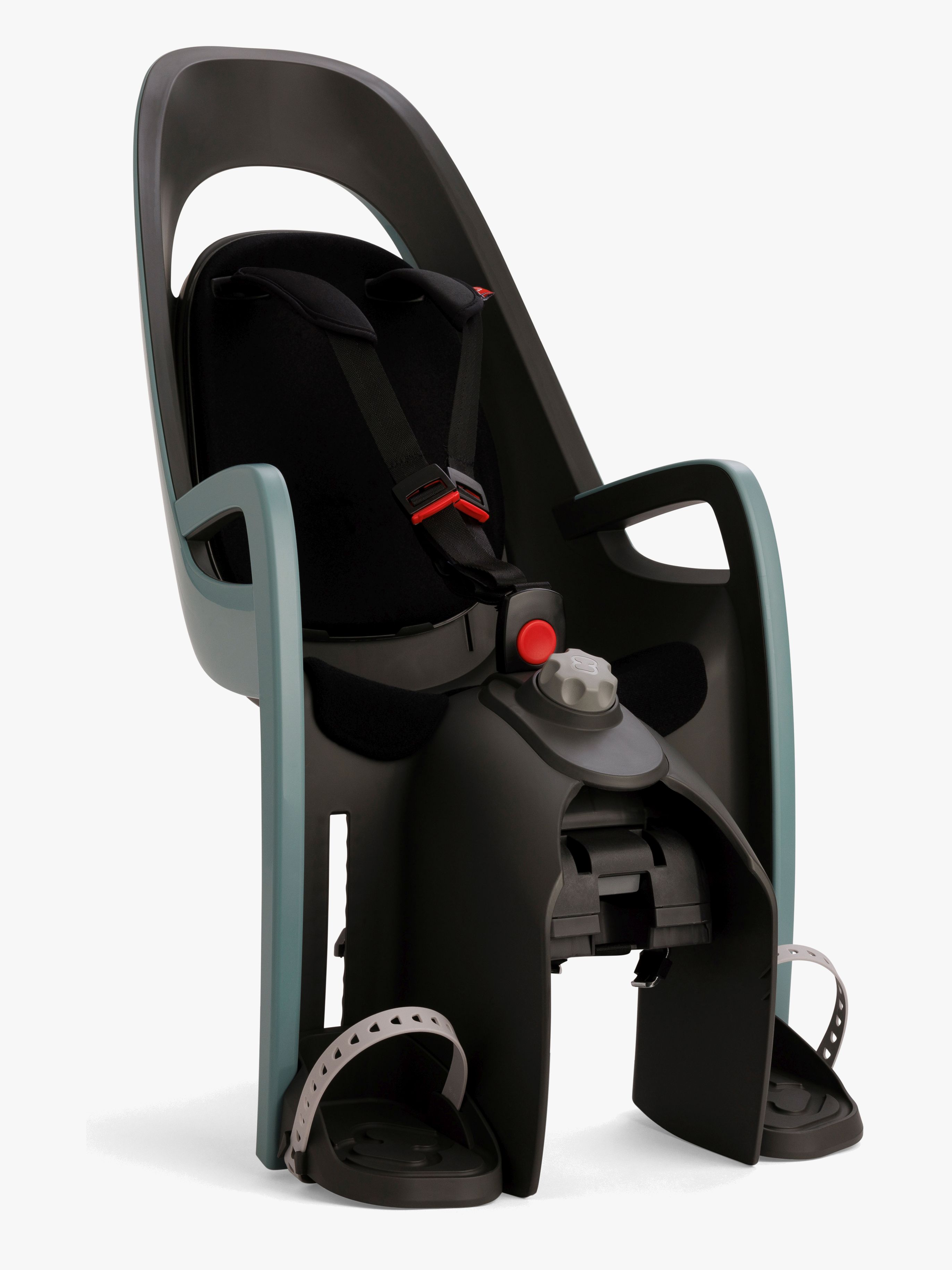 Hamax Caress Cykelsits med pakethållarfäste (Green/black)