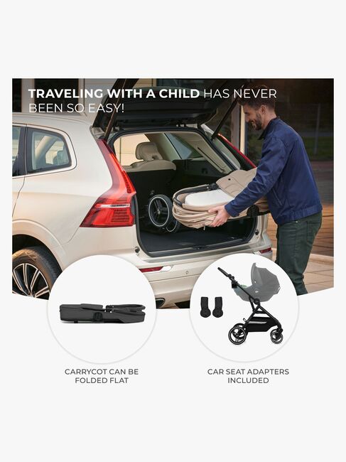 Kinderkraft YOXI 2-in-1 Duovagn, Moonlight Grey