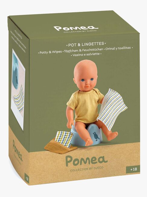 Djeco Docktillbehör Potta & Tygservetter Till Docka