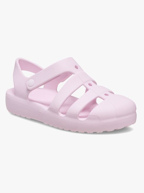 Crocs Classic Fisherman Kids Tofflor, Pink Milk