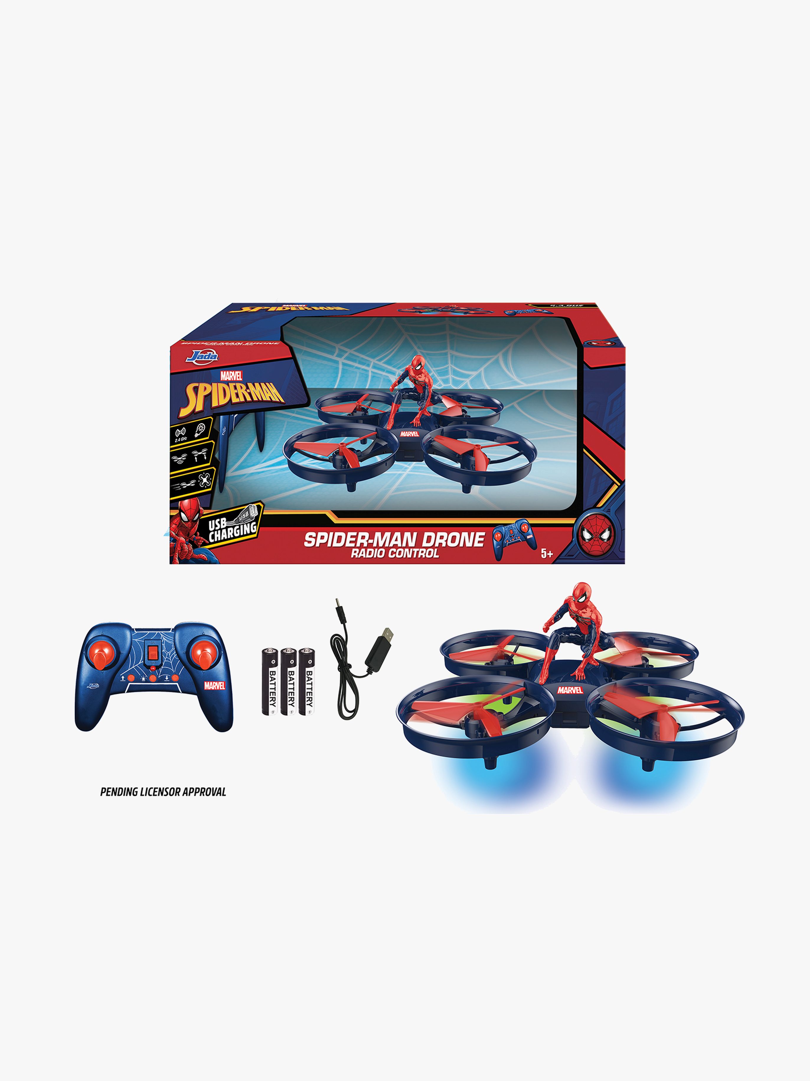 Marvel Spiderman Radiostyrd Drönare