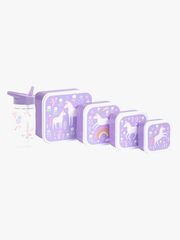 A Little Lovely Company Snack Box & Flaska, Unicorn Dreams