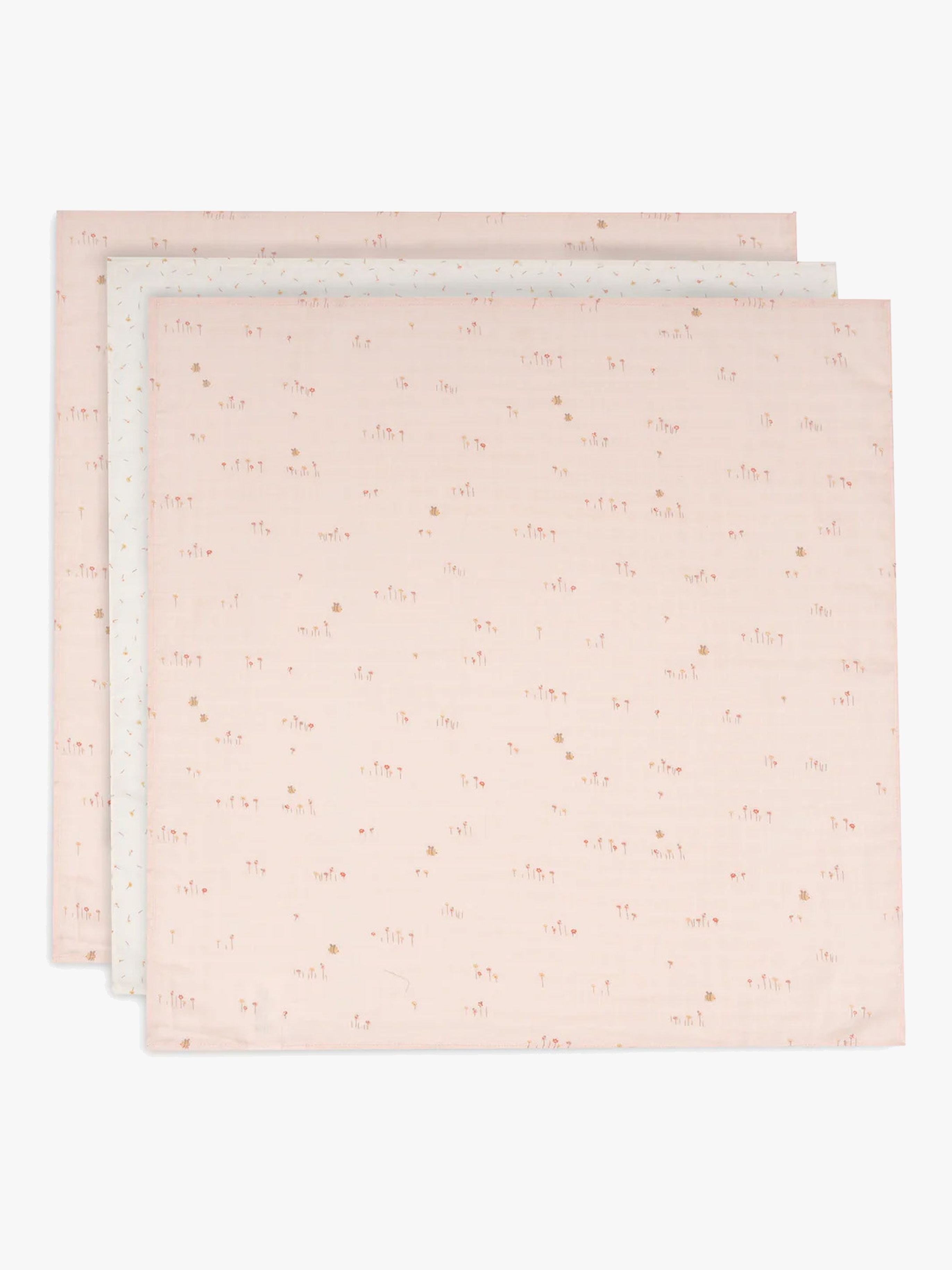 Jollein Muslinfiltar 3-Pack, Pretty Picnic