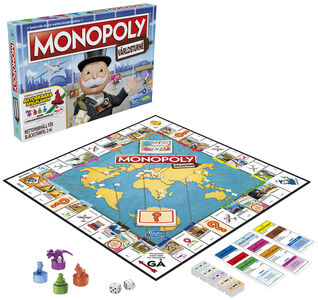 Hasbro Monopol Travel World Tour Sällskapsspel