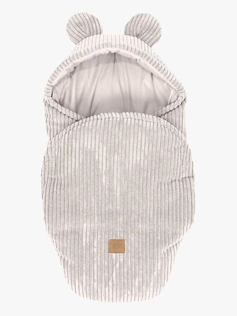 MeowBaby Aesthetic Swaddler med Björnöron, Ecru