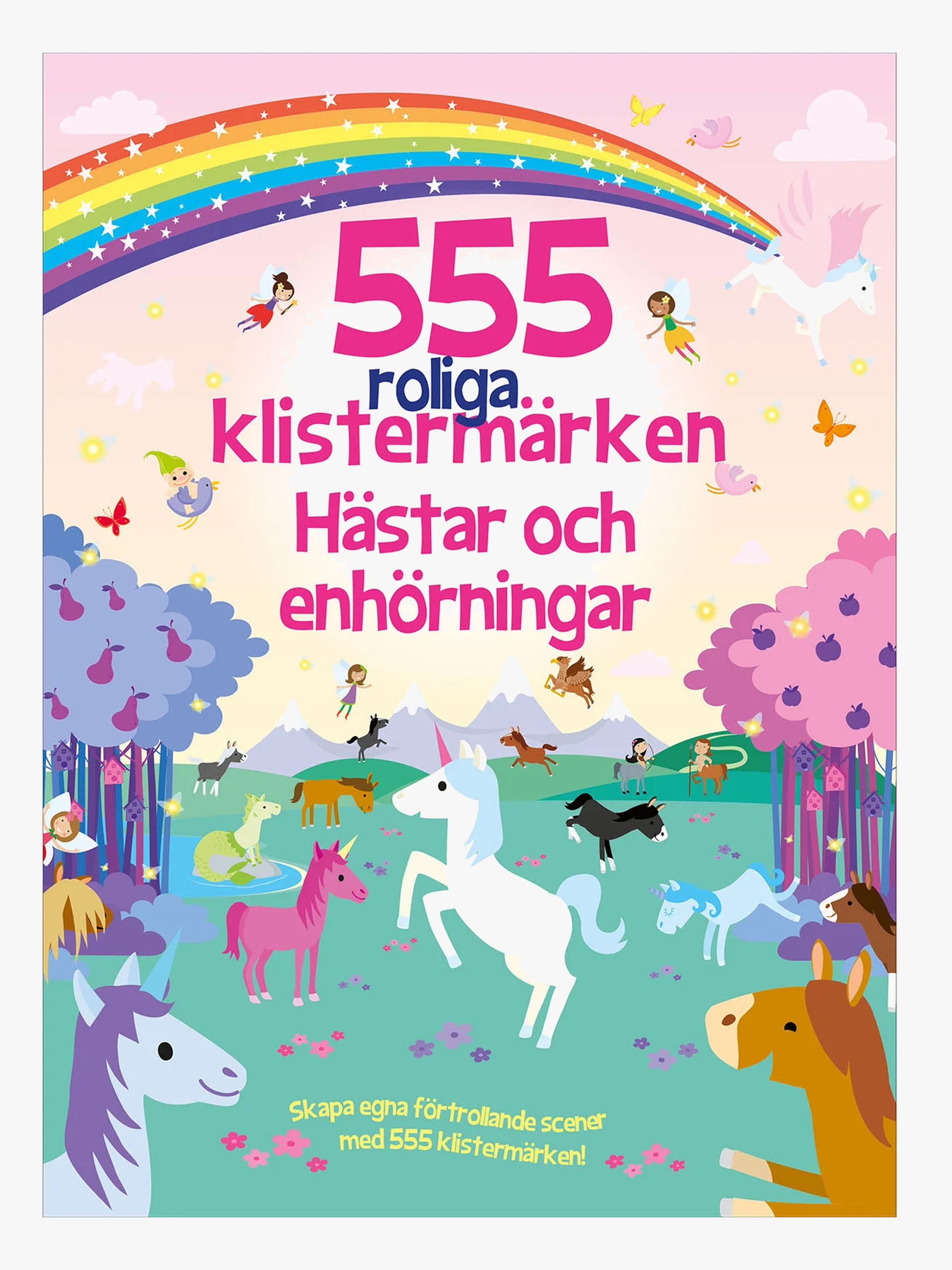 Lind &  Co Klistermärkesbok Hästar &  Enhörningar 555 st