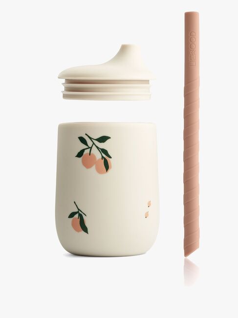 LIEWOOD Ellis Sugrörsmugg, Peach/Sea Shell