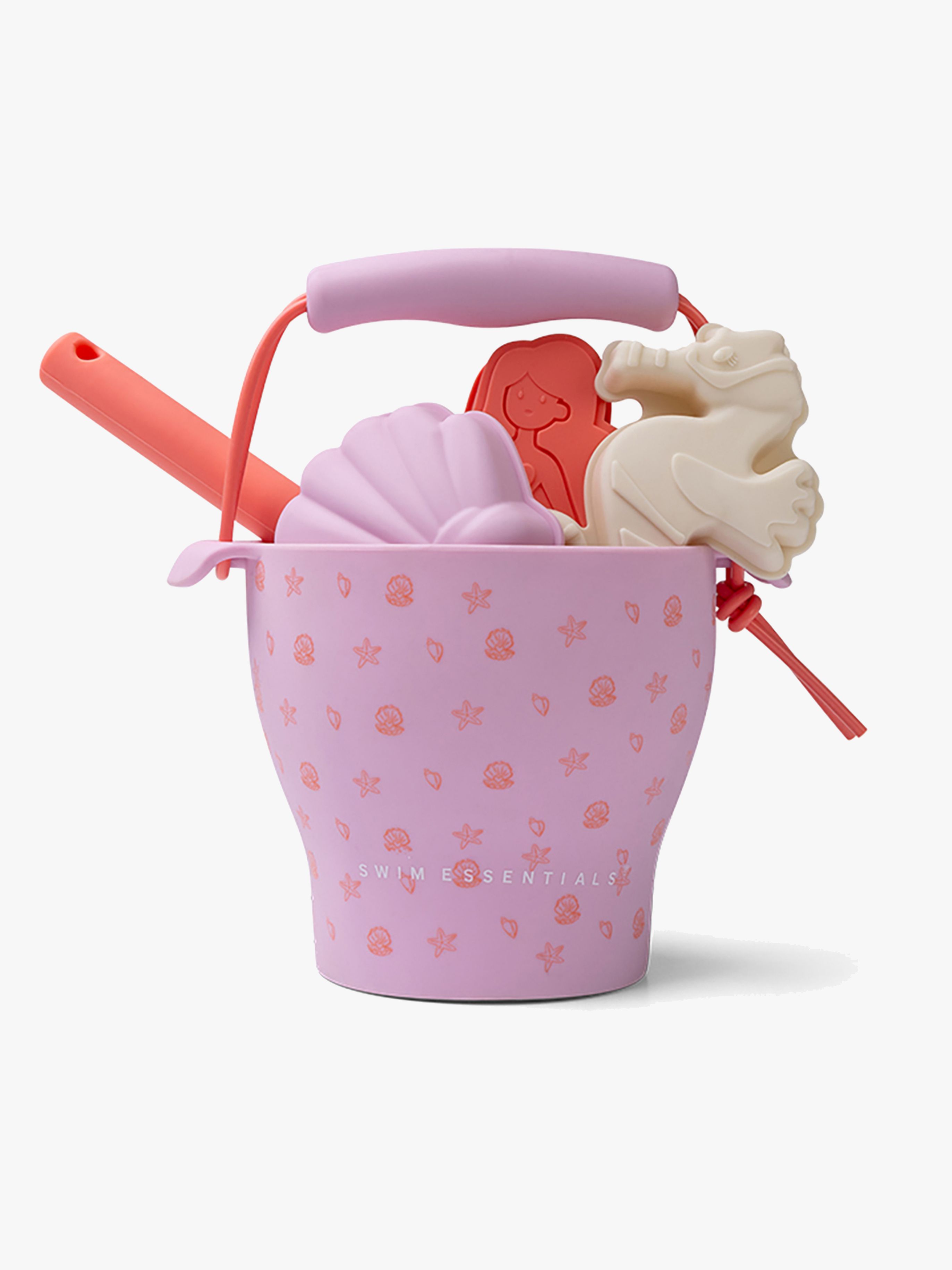 Swim Essentials Shelltastic Strandset 5 Delar i Silikon, Pink