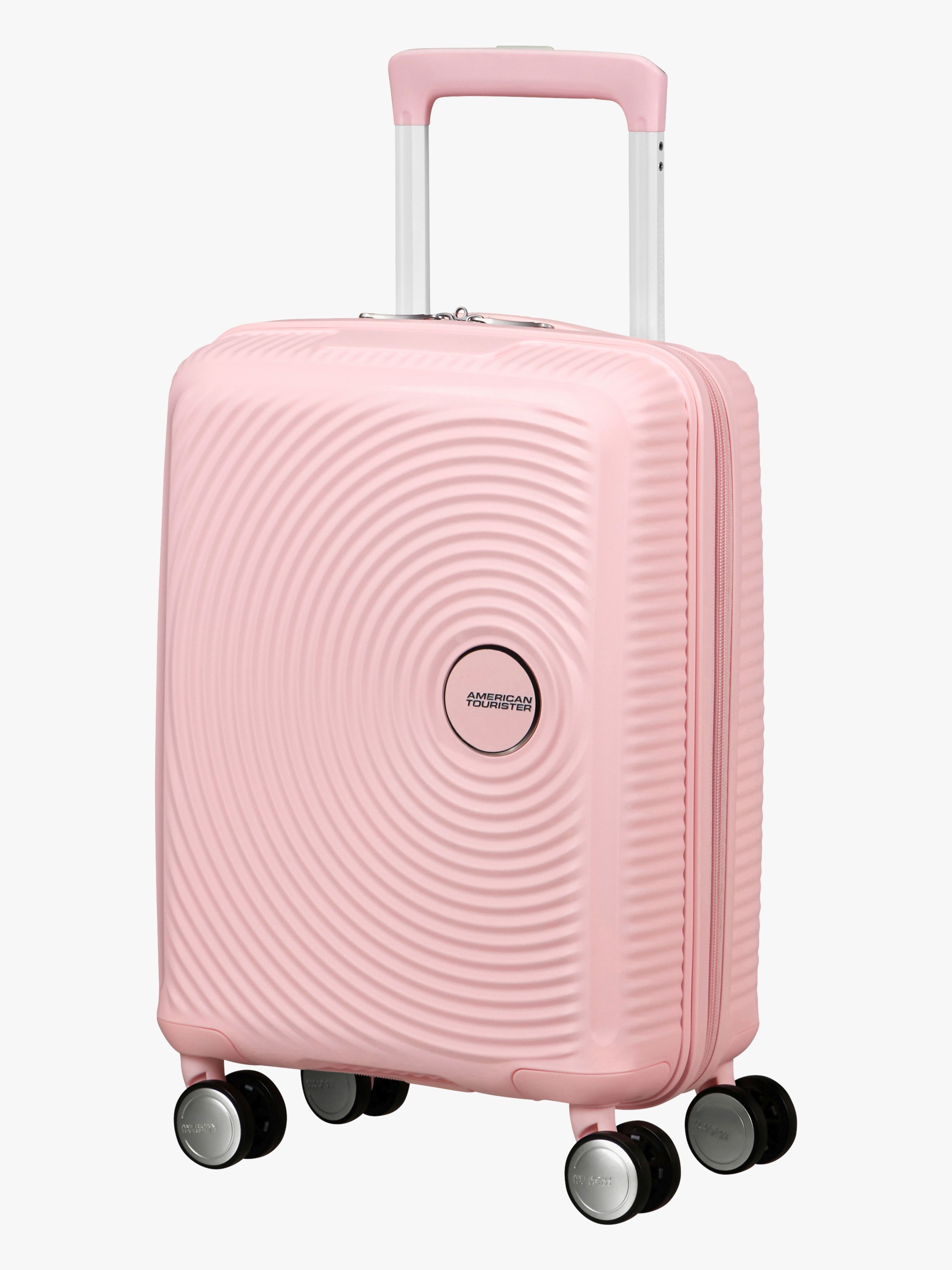 American Tourister Soundbox Mini Resväska 22L &  Urban Groove City Ryggsäck 7L, Pastel Pink